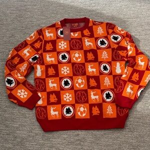 AS Roma official Christmas Sweater soccer XL NWT